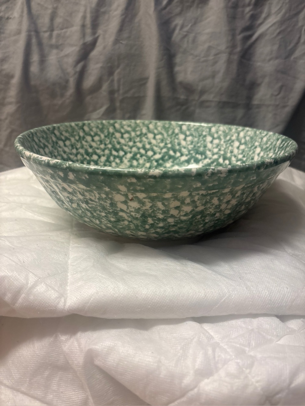 Vintage Italian Speckled Ceramic Bowl – Made in Italy for ROMA Inc.